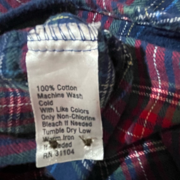 HP:Ladies classic fit Saddlebred 4X  plaid button down shirt fall flannel style - Picture 10 of 13